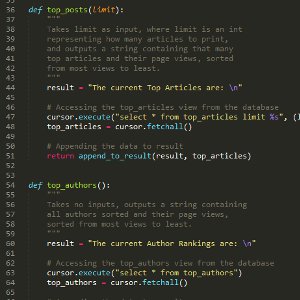 Data analysis functions.