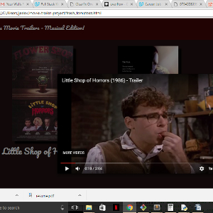 A website showing movie trailers.